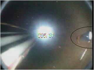 A lighter can be seen floating on the right side of this image